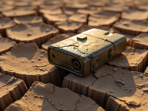 轻便型土壤速测仪产品俯视图，紧凑设计，彩色显示屏，携带方便，适合野外作业