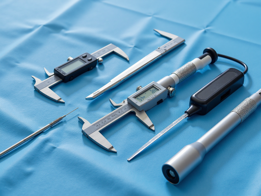 高端土壤速测仪产品正面照，金属外壳，LED显示屏，多个检测探头，现代科技感设计